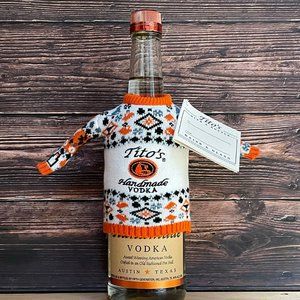 Titos Handmade Vodka Ugly Holiday Sweater Bottle (Limited Edition)
